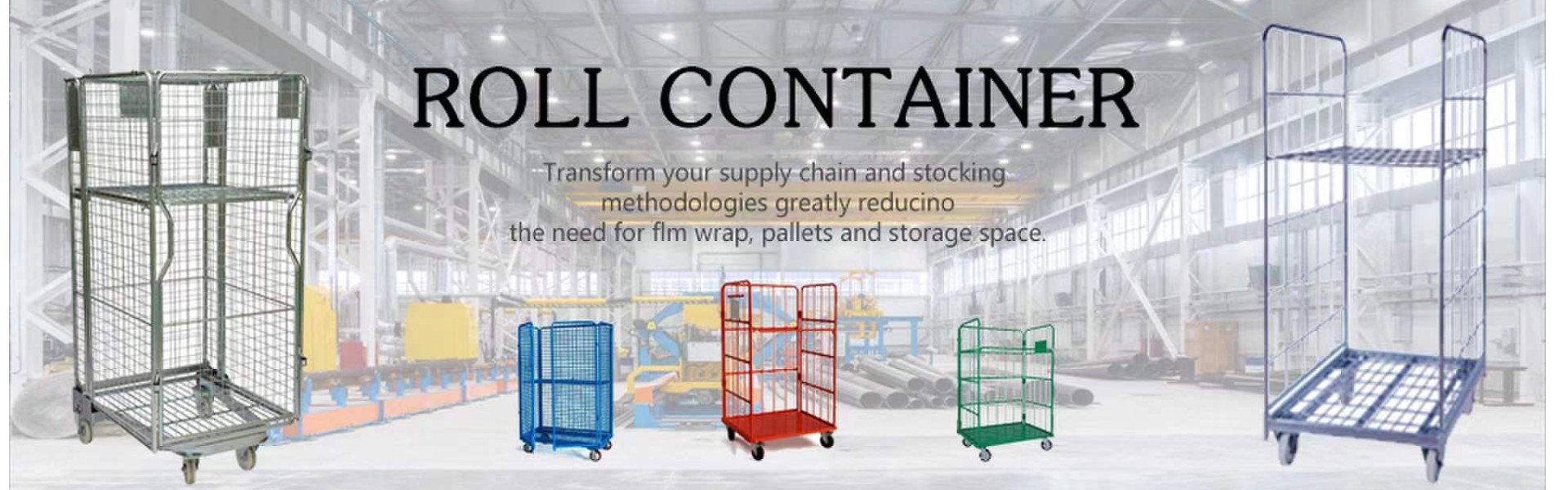 roll container,wire  container,cage pallet,Qingdao Rewell Logistics Equipment Co., Ltd